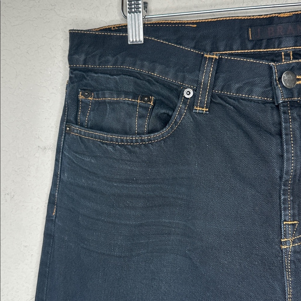 J Brand Women's Dark Wash Mid Rise Straight Leg Jeans Size 34‎ - Picture 3 of 15